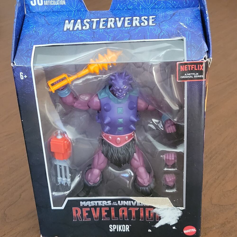Mattel Masters of the Universe Revelation Spikor 7" Action Figure Netflix New